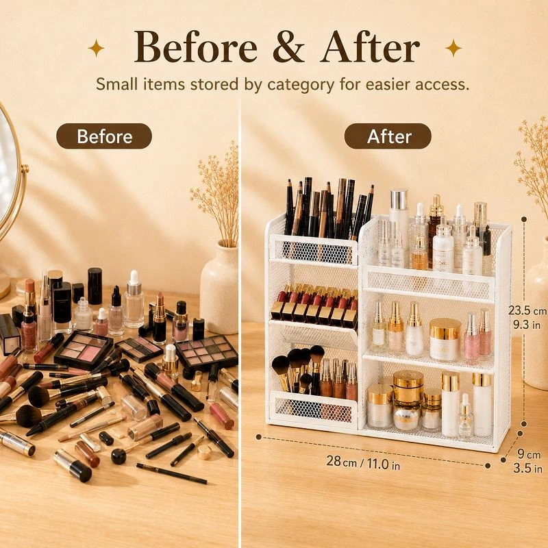 In‑cabinet Makeup Storage Container best